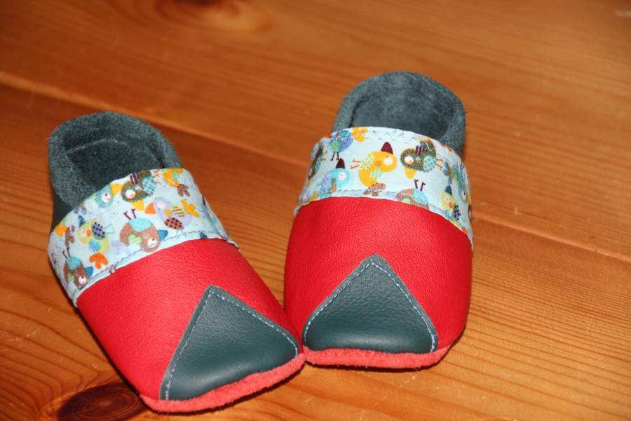 Babyschuhe, Lederschuhe, Geburtsgeschenk, Schnittmuster anfordern