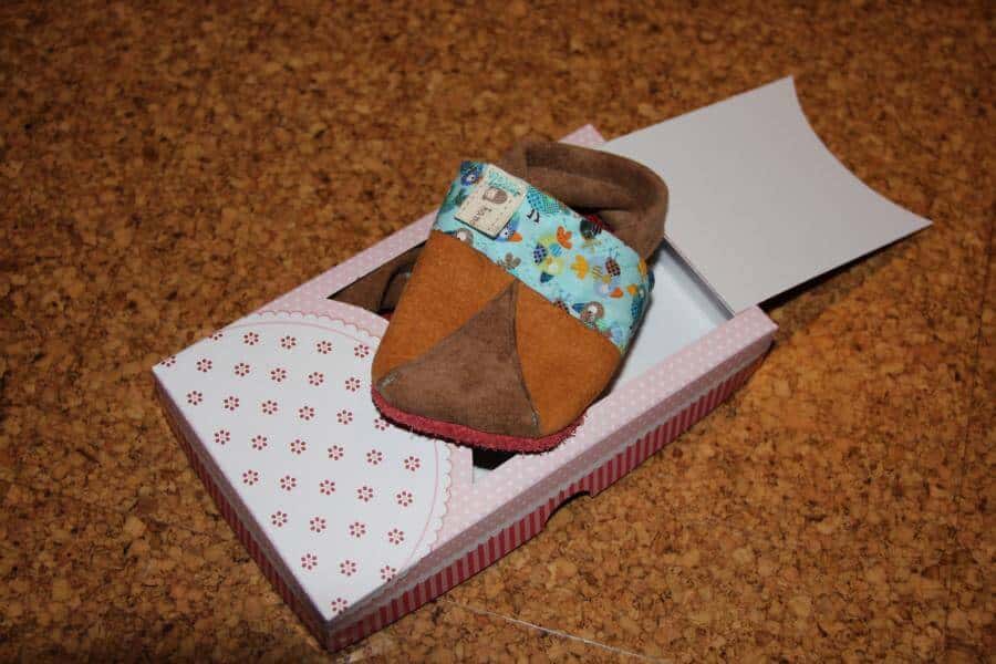 Babyschuhe, Lederschuhe, Geburtsgeschenk, Schnittmuster anfordern