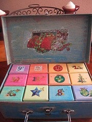 Adventskalenderkoffer „Katze“