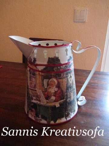 weihnachtliche Vase (Teil 2)