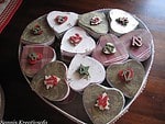 Adventskalenderherz „Vintage“