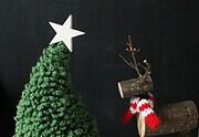 Weihnachtsdeko Häkel-Tannenbaum