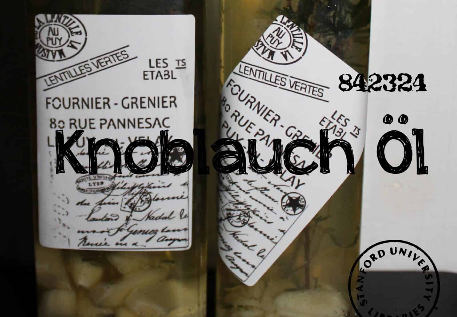 Knoblauch-Öl