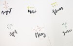 DIY Klemmbrett Kalender & kostenlose Kalender-Printables zum ausdrucken