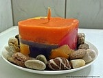 Blockkerze selbst gemacht