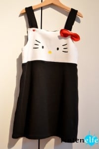 Hello Kitty Kleid nähen
