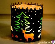 Freebie – Weihnachtliches Windlicht