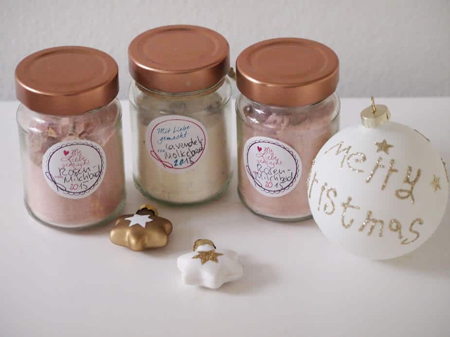Last-Minute DIYs Rosenmilchbad und Lavendelmolkebad