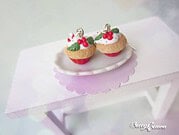 FIMO Christmas Cupcakes | polymerclay miniature art