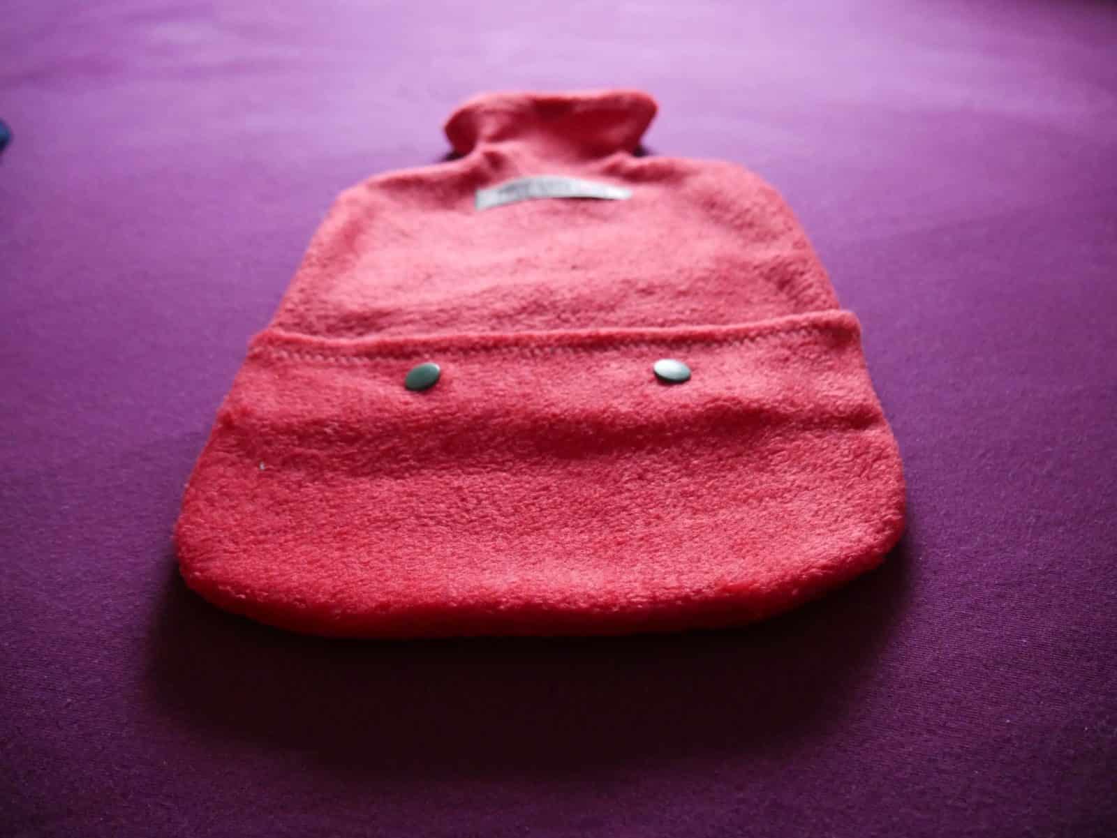 Wärmflaschenbezug aus Polarfleece