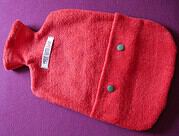 Wärmflaschenbezug aus Polarfleece