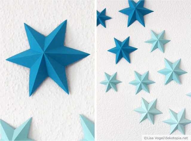 3D Papiersterne