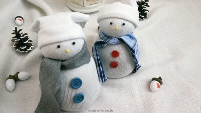 Schneemann-Socken