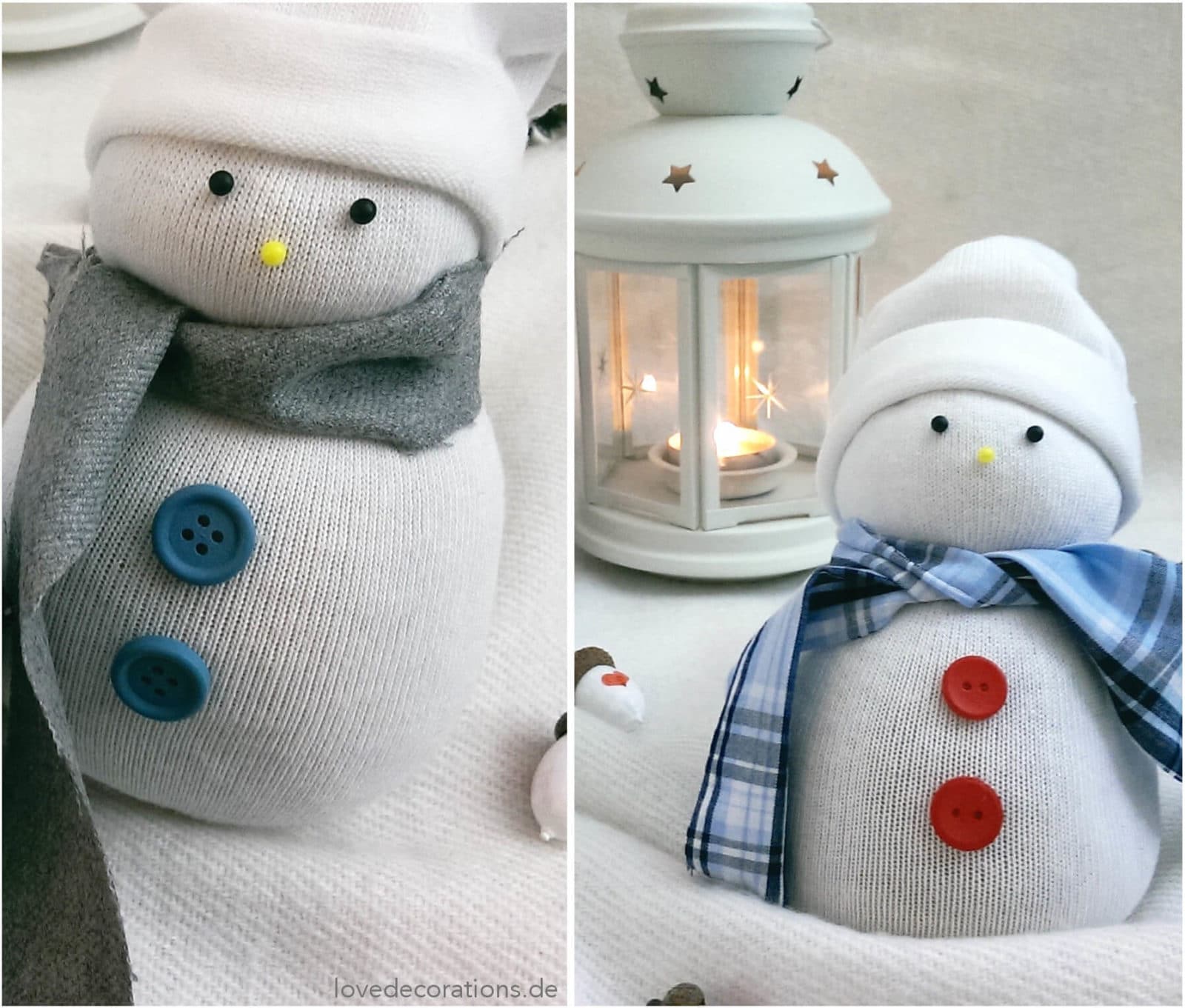 Schneemann-Socken