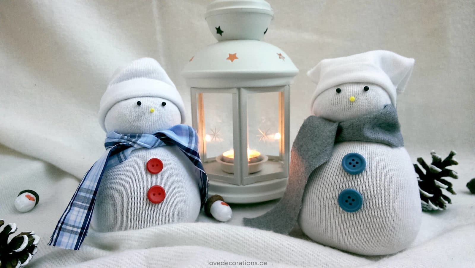 Schneemann-Socken