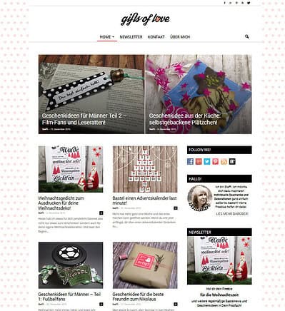 Selbstgemachte Geschenke und Dekoideen mit Herz - Gifts of love