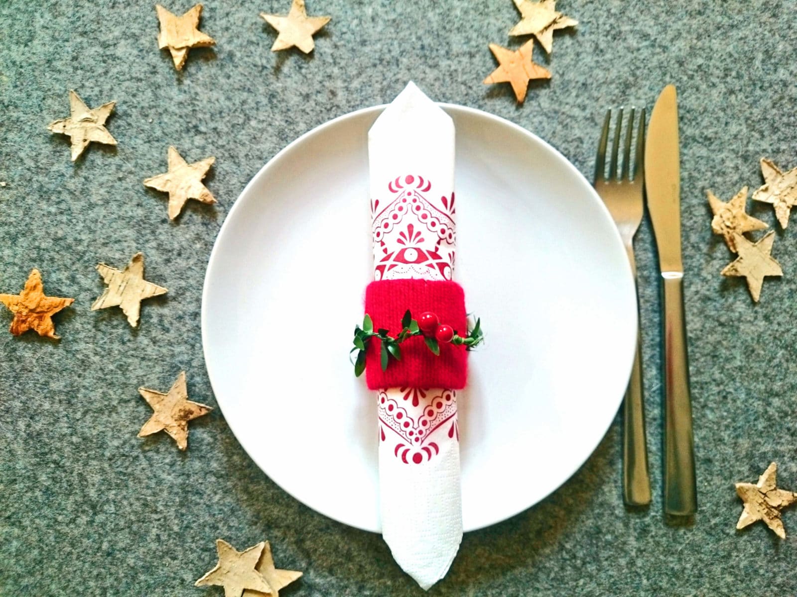 Last Minute Deko: Serviettenringe