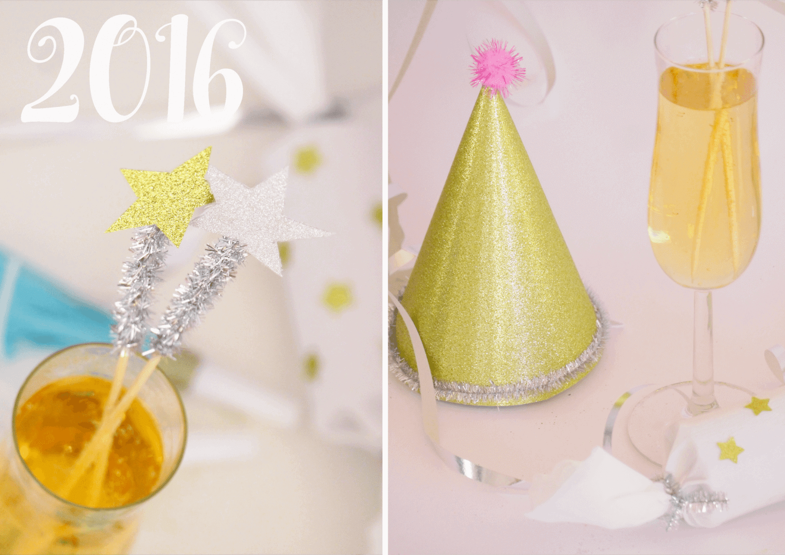 DIY Partydekorationen für Silvester - HANDMADE Kultur