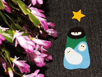 Weihnachtskrippe aus Filz {Freebie}