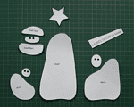 Weihnachtskrippe aus Filz {Freebie}