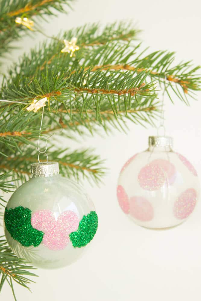 Weihnachtskugeln aufpimpen