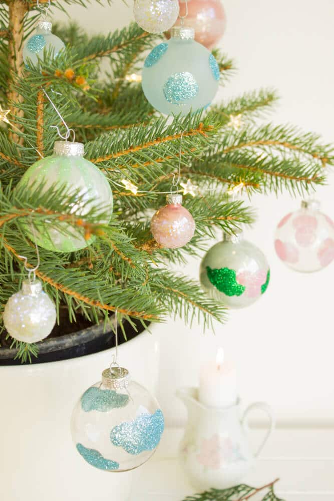 Weihnachtskugeln aufpimpen