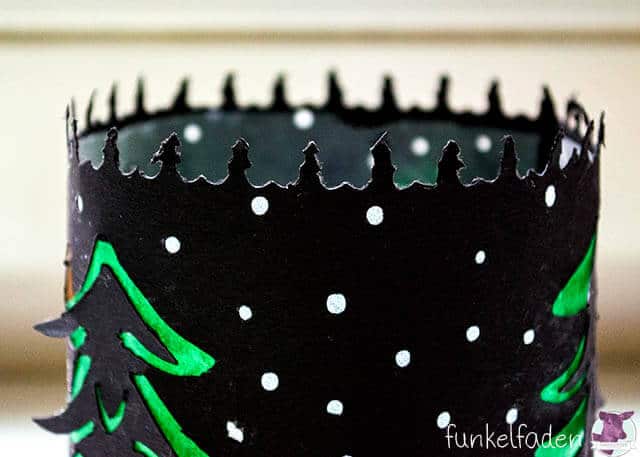 Freebie – Weihnachtliches Windlicht