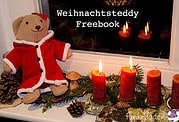 Nähanleitung – Weihnachtsteddybär