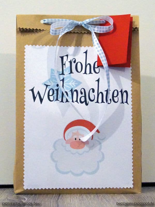 Geschenketüte aus einem Briefumschlag (mit Freebie zum Ausdrucken)