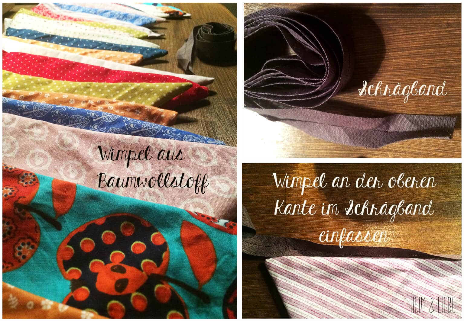 Nähanleitung Wimpelkette