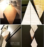 geometrische Pappgirlande – Partydeko