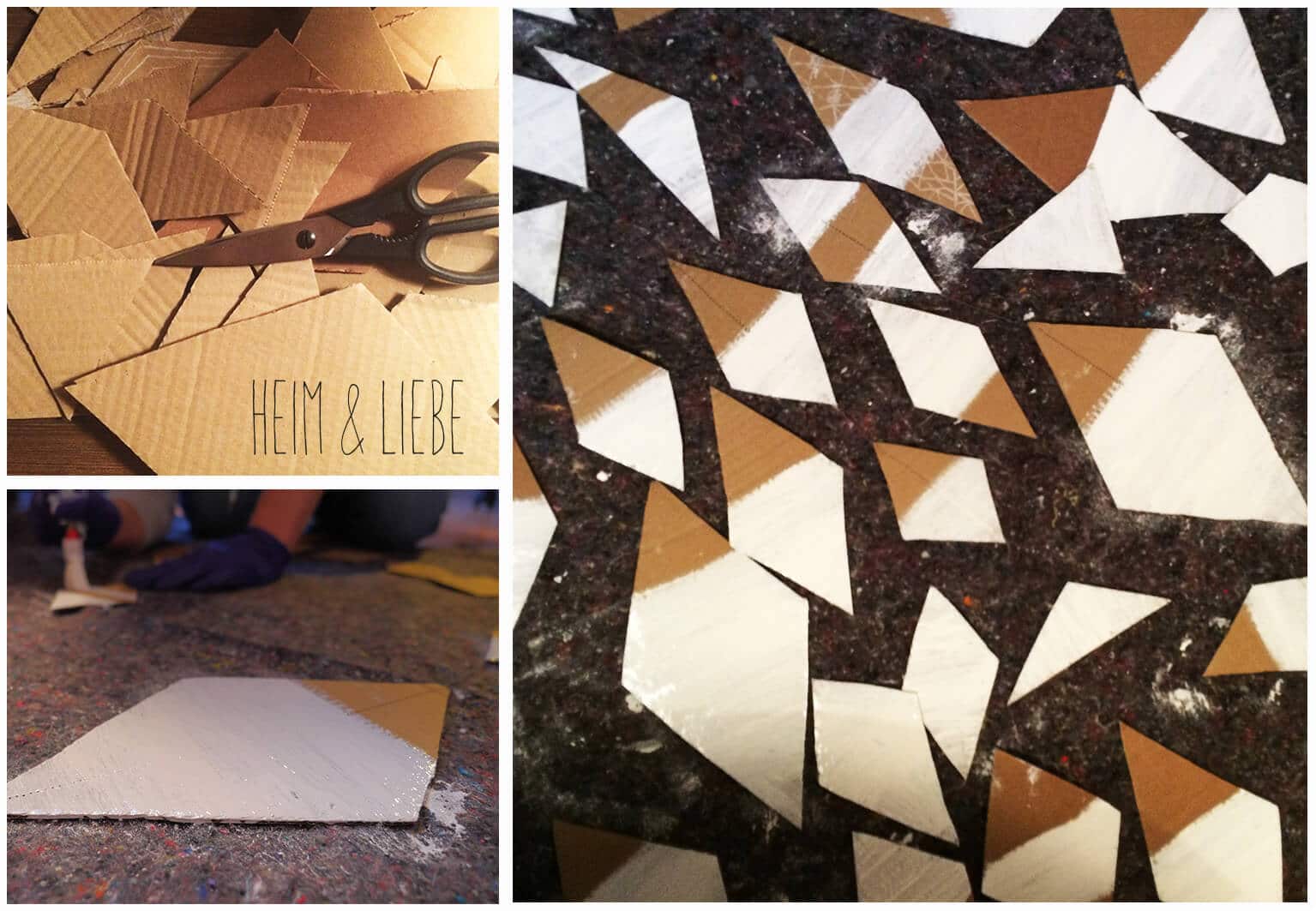 geometrische Pappgirlande – Partydeko