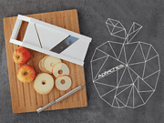 Dicke Apfelchips & Etiketten Freebie