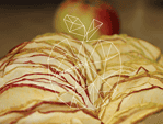Dicke Apfelchips & Etiketten Freebie