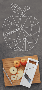 Dicke Apfelchips & Etiketten Freebie