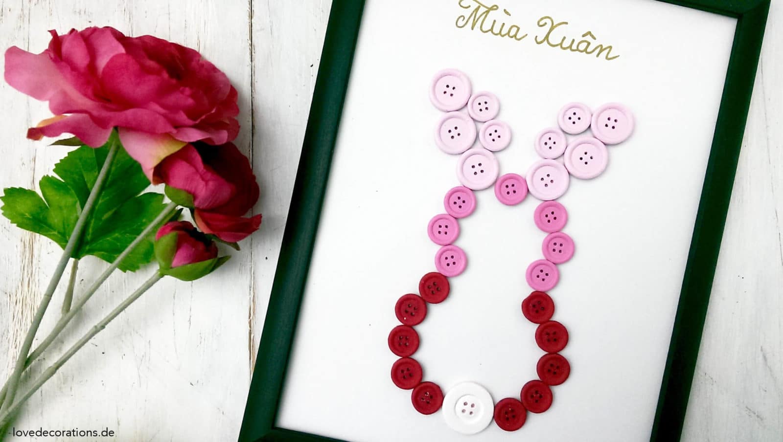 DIY Knopfbild Ostern