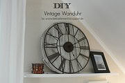 DIY Vintage Wanduhr