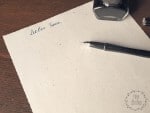 DIY Briefpapier mit Siebtechnik