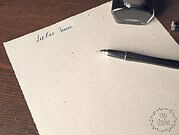 DIY Briefpapier mit Siebtechnik