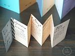 DIY Leporello-Kalender 2016