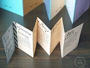 DIY Leporello-Kalender 2016
