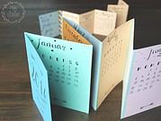 DIY Leporello-Kalender 2016
