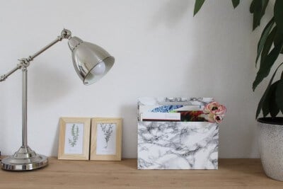 DIY Organizer für den Schreibtisch