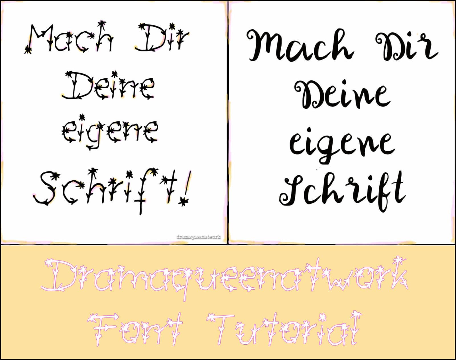 Aus der eigenen Handschrift eine Computerschrift machen…