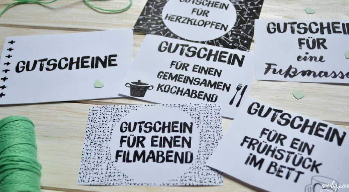 Gutscheinbuch zum Valentinstag