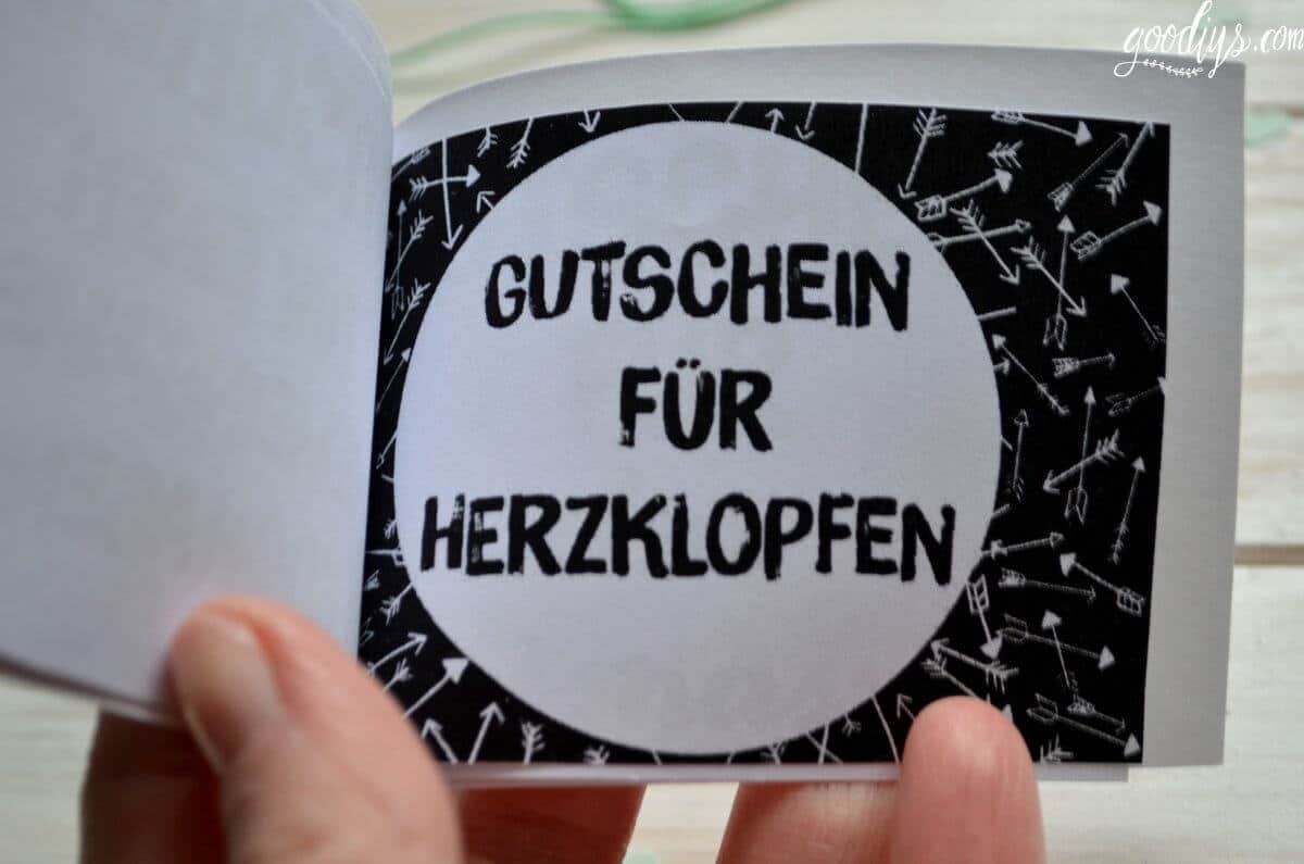 Gutscheinbuch zum Valentinstag