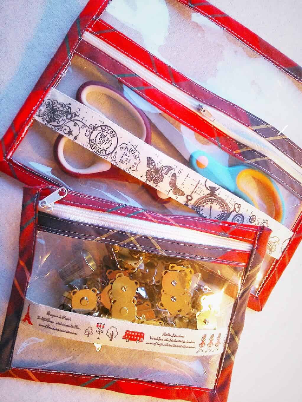 Anleitung: Tasche aus Klarsichtfolie nähen