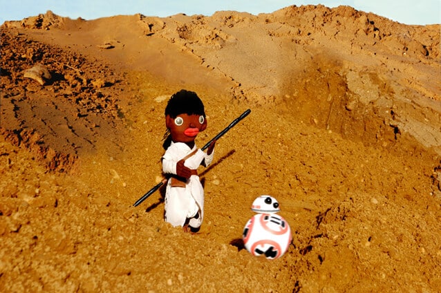 Wie aus einer Stoffpuppe ein Star Wars Charakter wird