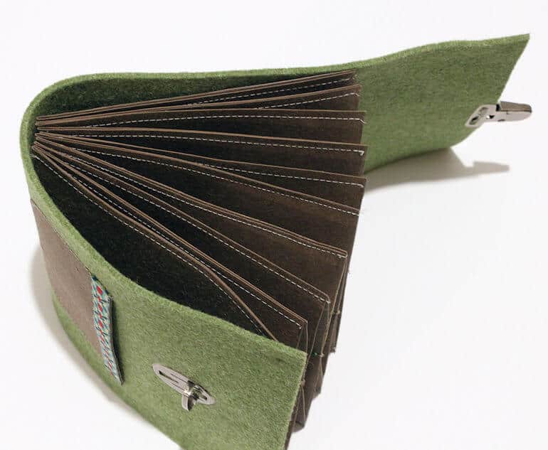 Anleitung: Fächertasche