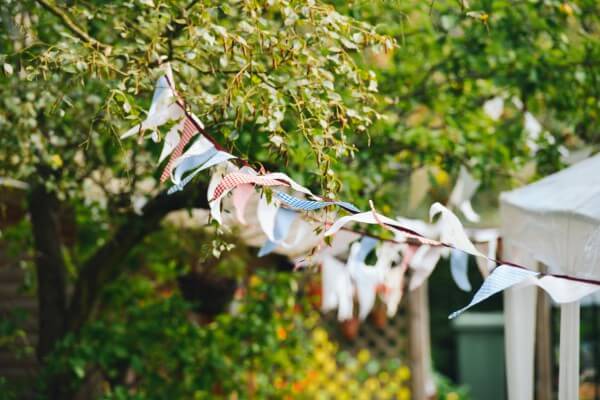 Vintage wedding - Wimpelketten selber machen